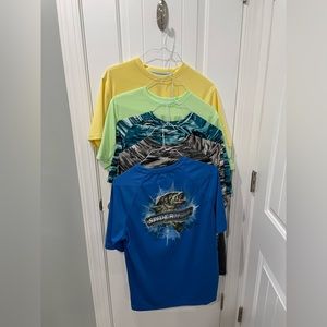 5 Pack of Assorted Athletic/ Fishing Shirts
